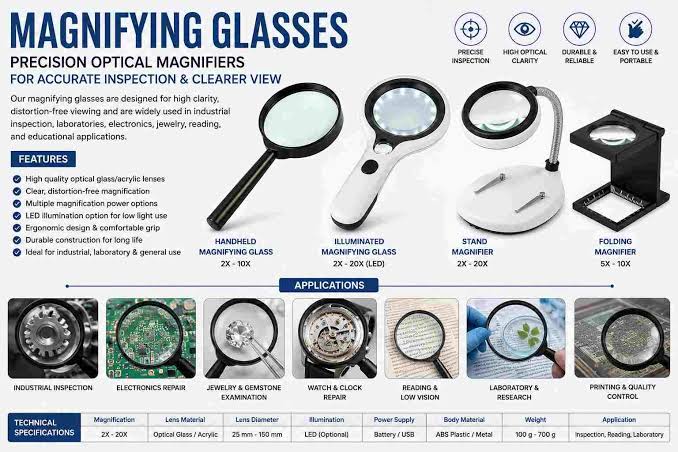 what is a magnifying glass used for