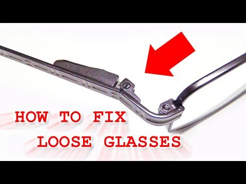 how to fix loose glasses