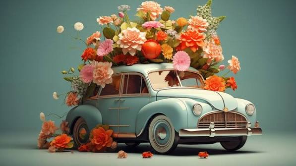 cartoon car​