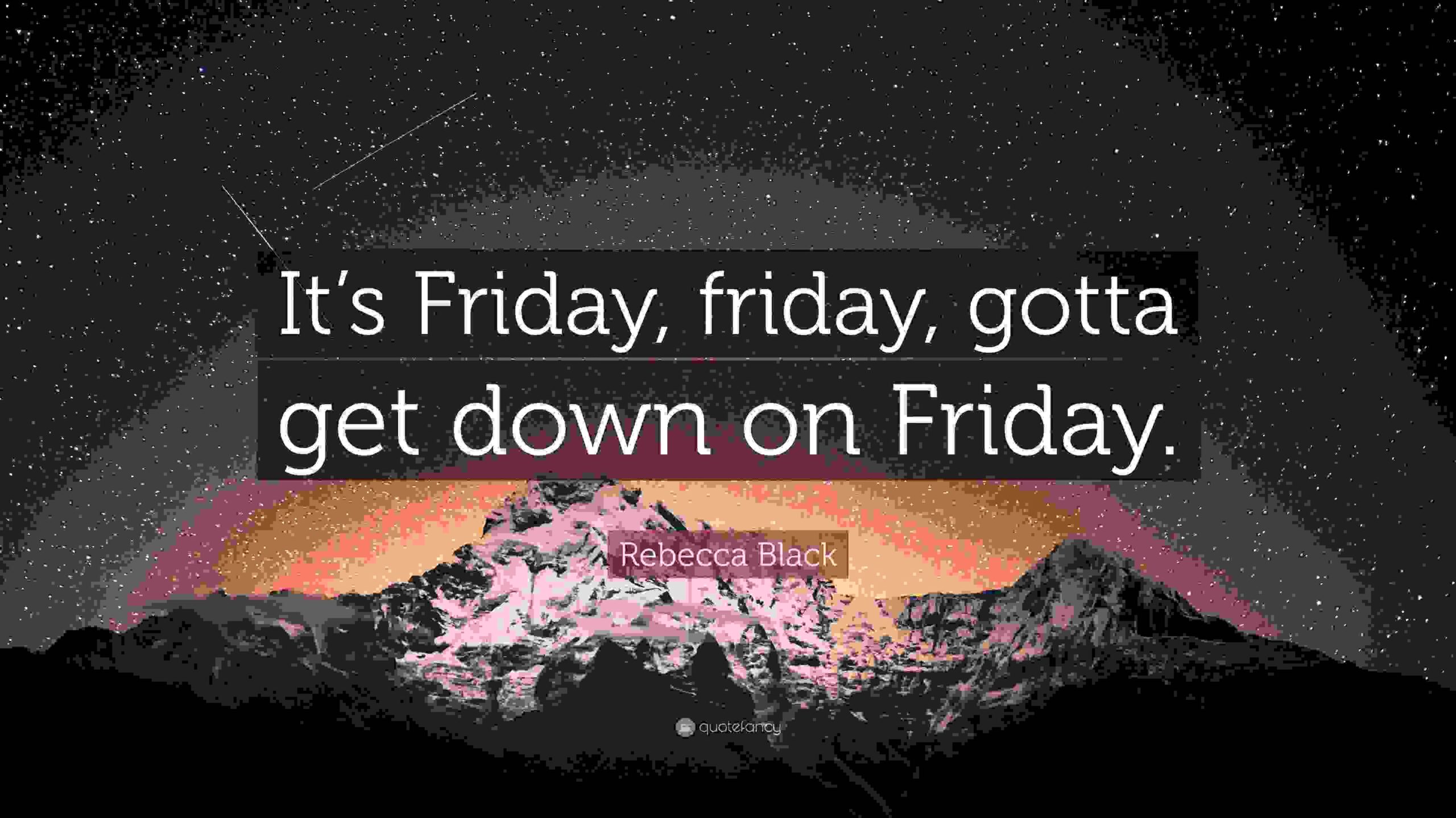 its friday