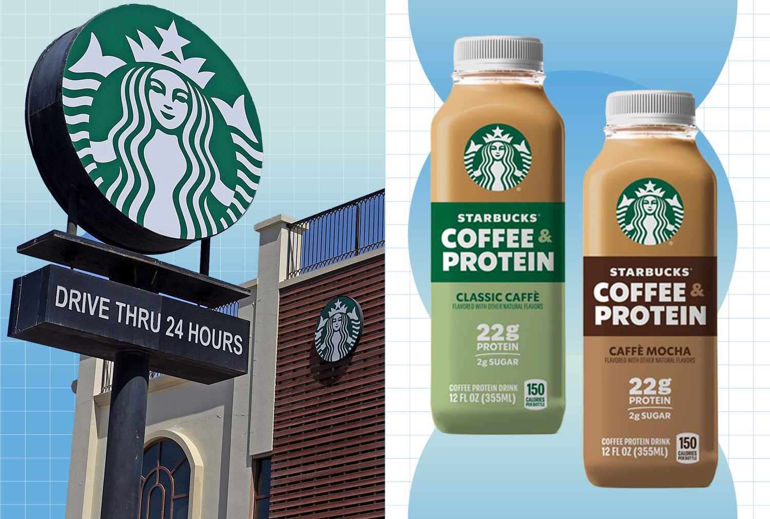 starbucks coffee and protein